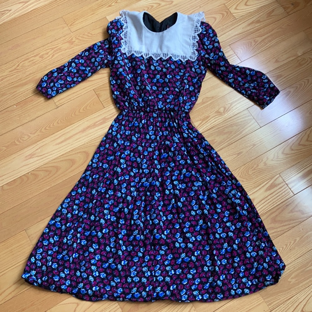 Vintage J.S.J. Flower Dress